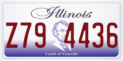IL license plate Z794436