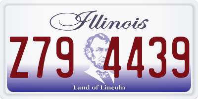 IL license plate Z794439
