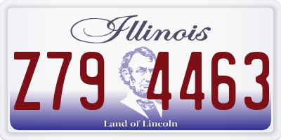 IL license plate Z794463