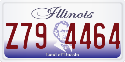 IL license plate Z794464