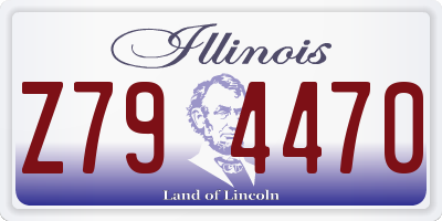 IL license plate Z794470