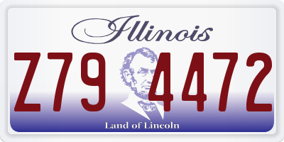 IL license plate Z794472