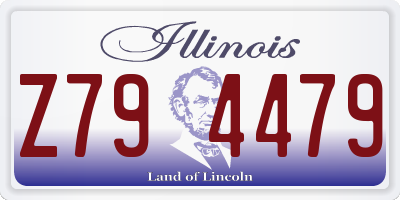 IL license plate Z794479