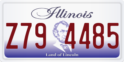 IL license plate Z794485