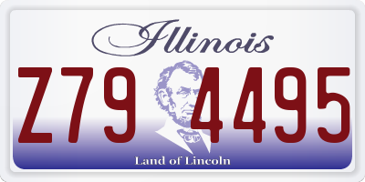 IL license plate Z794495