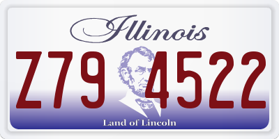 IL license plate Z794522
