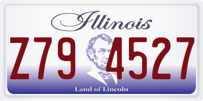IL license plate Z794527