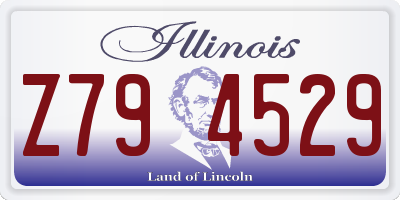 IL license plate Z794529