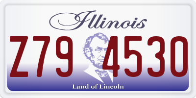IL license plate Z794530