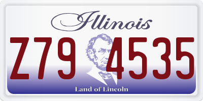 IL license plate Z794535