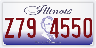 IL license plate Z794550