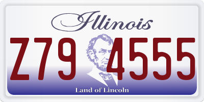 IL license plate Z794555