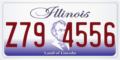 IL license plate Z794556