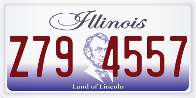 IL license plate Z794557