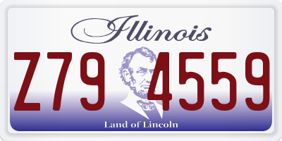 IL license plate Z794559