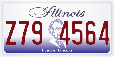 IL license plate Z794564