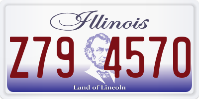 IL license plate Z794570