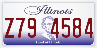 IL license plate Z794584