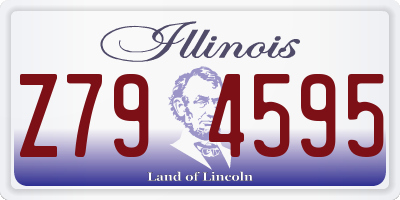 IL license plate Z794595