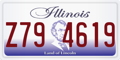 IL license plate Z794619