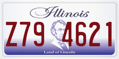 IL license plate Z794621