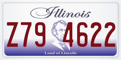 IL license plate Z794622