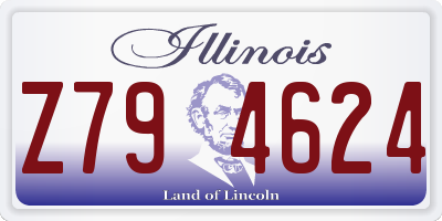 IL license plate Z794624