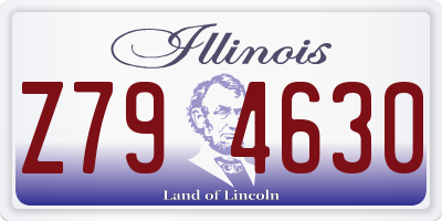 IL license plate Z794630