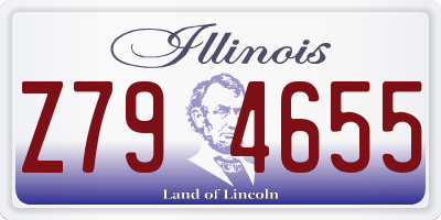 IL license plate Z794655