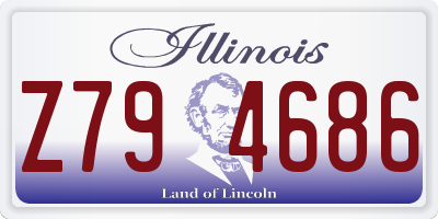 IL license plate Z794686
