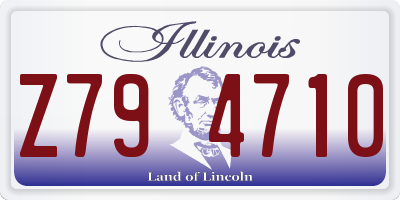 IL license plate Z794710