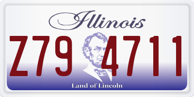 IL license plate Z794711