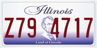 IL license plate Z794717
