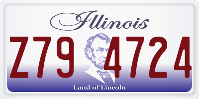 IL license plate Z794724