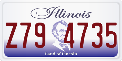 IL license plate Z794735