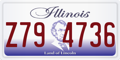IL license plate Z794736