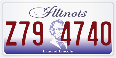 IL license plate Z794740