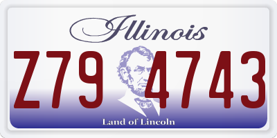 IL license plate Z794743