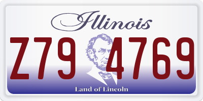 IL license plate Z794769