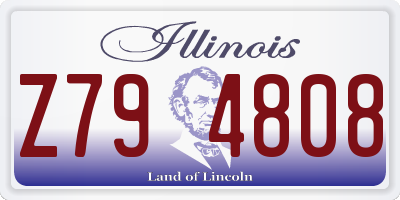 IL license plate Z794808