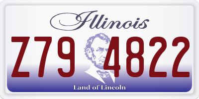 IL license plate Z794822