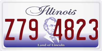 IL license plate Z794823