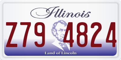 IL license plate Z794824