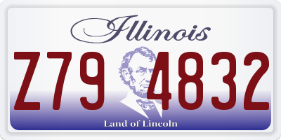IL license plate Z794832