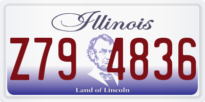 IL license plate Z794836