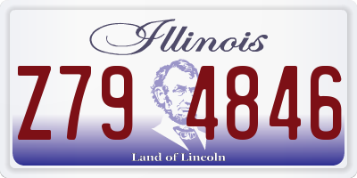 IL license plate Z794846