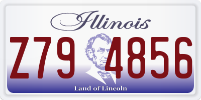 IL license plate Z794856