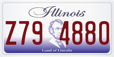 IL license plate Z794880