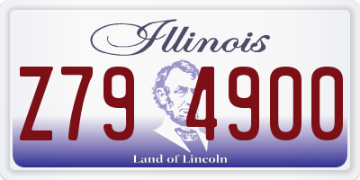IL license plate Z794900