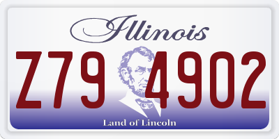 IL license plate Z794902